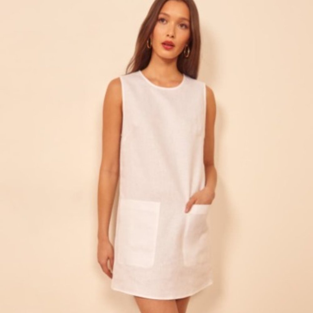 NWT Reformation Max Dress in White